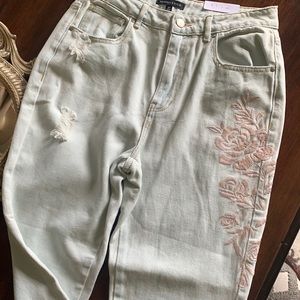 NWT Kendall & Kylie pale blue jeans